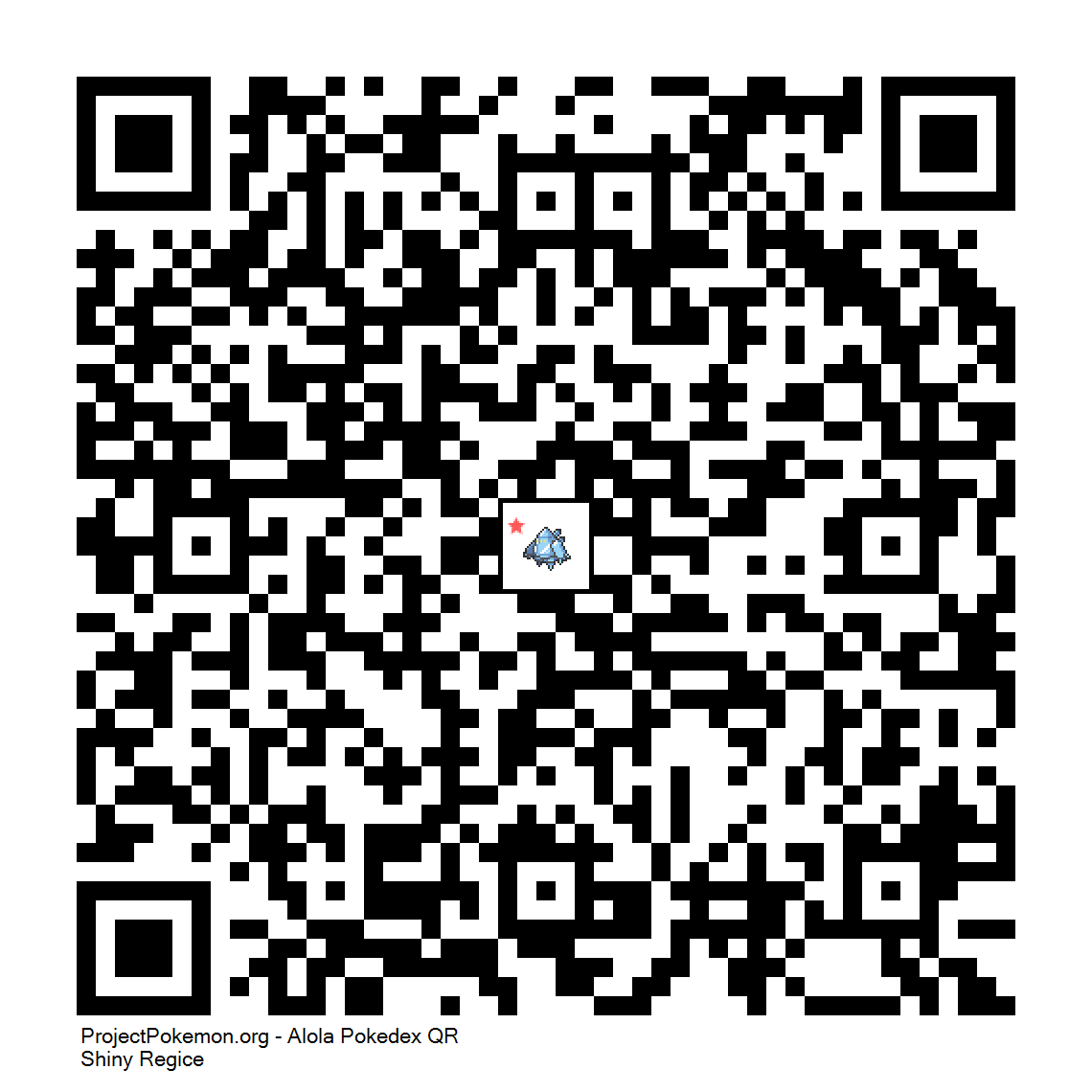 Cdigo QR de Regice variocolor